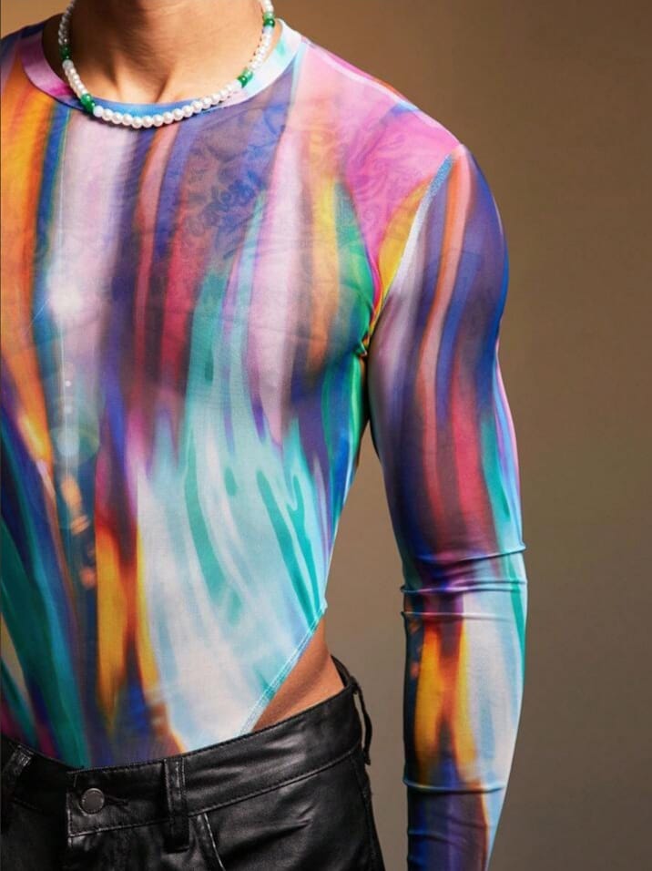 Colorwave Statement Bodysuit
